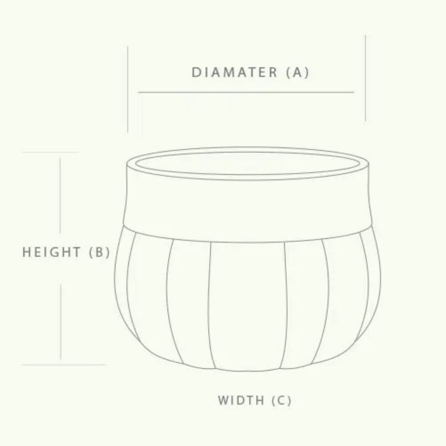 Wooden Barrel Medium