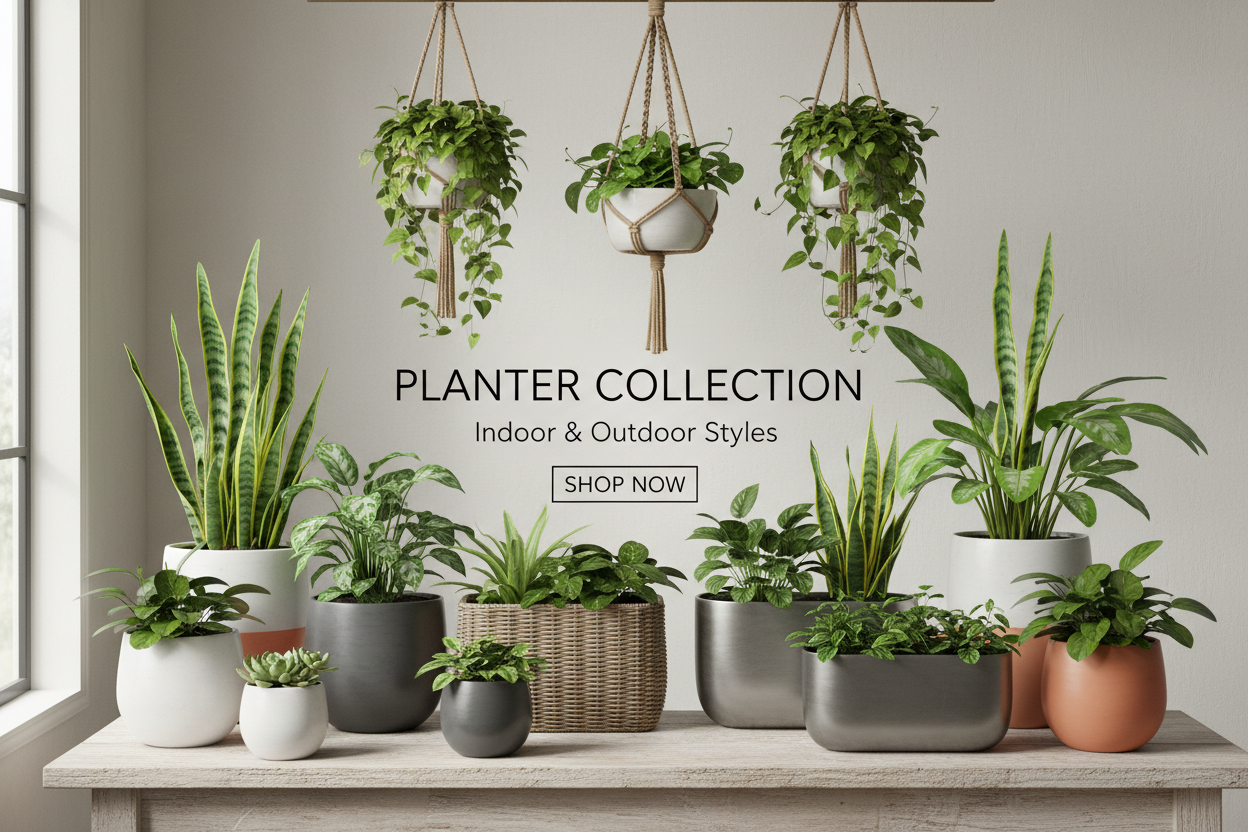 Planters & Fixtures