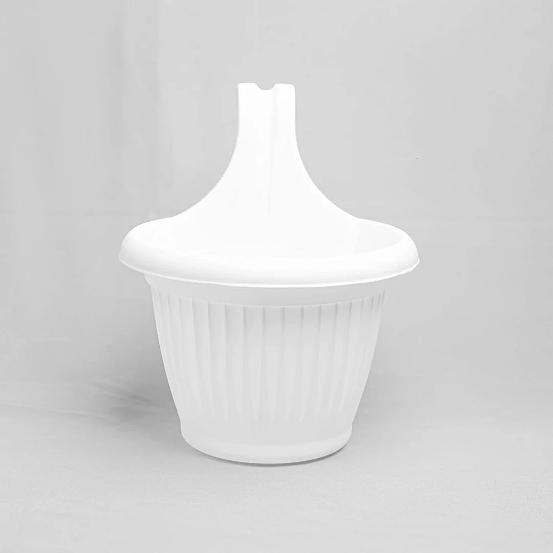 Bello Hook Plastic Hanging Pot For Home and Garden(Pack of 1)