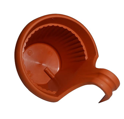 Bello Hook Plastic Hanging Pot For Home and Garden(Pack of 1)